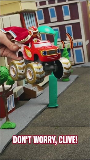 Blaze toy gets SUPER WHEELS! 🦸 #shorts