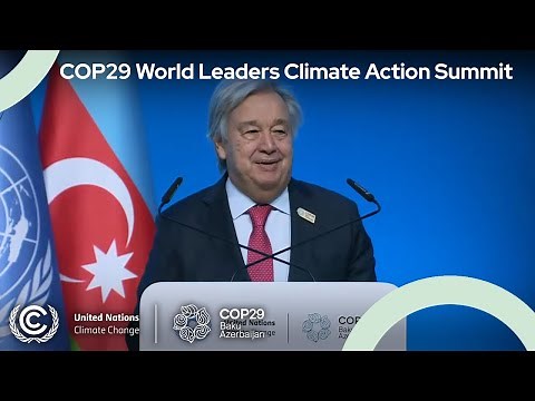 🔴 COP29: World Leaders Climate Action Summit | Live from Baku, Azerbaijan | UN Climate Change
