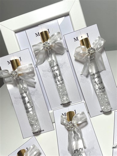 Personalized Perfume Party Favors for Wedding Keepsake & Bridal Shower: Engagements Gifts for Guests - Etsy