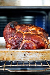 Simple Baked Ham with Brown Sugar Glaze | Alexandra's Kitchen