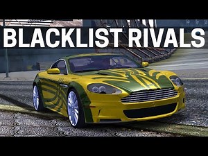 NFS Most Wanted - All Blacklist Race Entrances