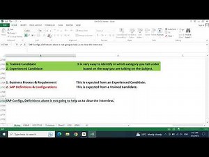 How to prepare for SAP FICO Interviews 1