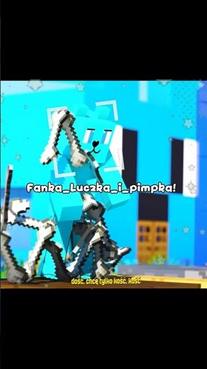 SIEMKA!! 🐶🩵❤️ // daily za niedługo 🤫 // #luczek #minecraft #pimpek #edit