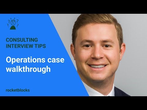 Consulting case interview review: operations case