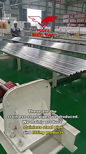 Looking for premium stainless steel pipes? You've come to the right place! We specialize in producing stainless steel pipes and fittings of the highest quality. With 10 advanced automatic production lines and 60 pipe fitting production machines, we ensure efficiency and precision. #stainlesspipe #steelpipe #productline #steeltubefactory #tianjinyoufasteelpipegroup #pipefitting