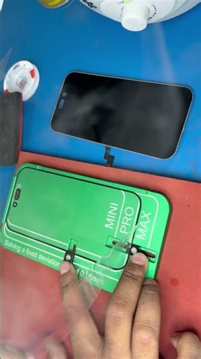 iPhone 16 Pro Front Glass Broken Replacement | Display Repair | #reels #apple #ifixit #shorts #trick