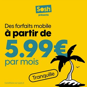 🚀 Grands ou petits utilisateurs, Sosh a un forfait pour vous à partir de 5,99€/mois ! Découvrez-le maintenant 🌍✨ | Sosh