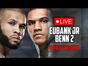LIVE WEIGH IN 🥊 Chris Eubank Jr vs. Conor Benn 2 | DAZN Boxing