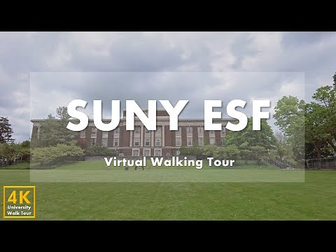 SUNY College of Environmental Science and Forestry - Virtual Walking Tour [4k 60fps]