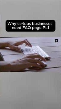 Why serious businesses need FAQ page Pt.1