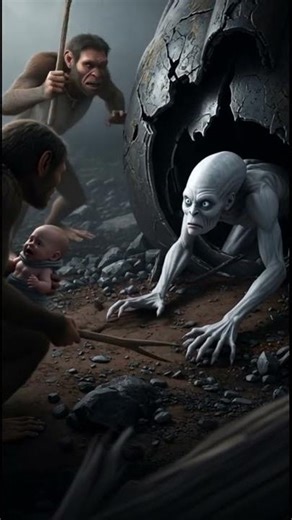 UFO Breakdown on Earth: An Alien Learns to Live a Prehistoric Hominid Lifestyle