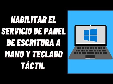 Cómo habilitar el Servicio de Panel de escritura a mano y teclado táctil en Windows 10