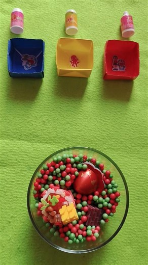 Red mushroom vs nano block cake and minecraft in styrofoam and origami#shorts