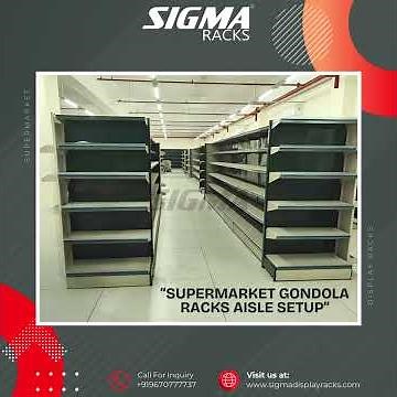 Supermarket Display Racks Installation | Complete Store Display Solution by Sigma Racks #retail