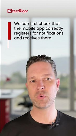 How do you test push notifications on mobile?