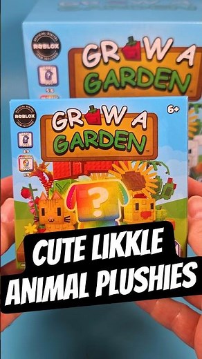 Grow a Garden Collectible Plushies Blind Box ASMR Unboxing! 🌱 Cute Animal Plush Toys & Roblox DLC
