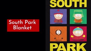 INTIMO South Park Stan Marsh Kyle Cartman Kenny McCormick Color Frames Throw Blanket