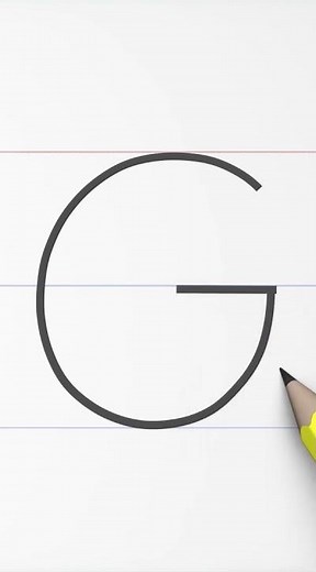Letter G writing Practice for Kids #G, #alphabets #funandlearning #joyfullearning #kidseducation