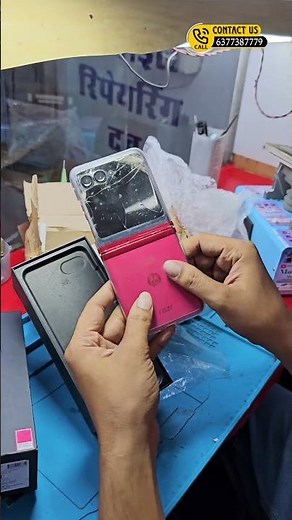 Motorola razr 40 ultra display replacement #shortsviral #repair