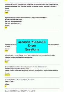 wonderlic WONSCORE Exam Questions video