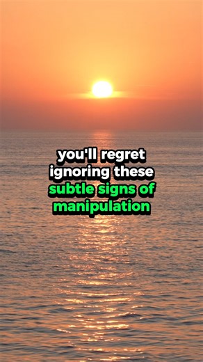 You’ll REGRET ignoring these subtle signs of manipulation #manipulation #emotionalmanipulation #manipulative #psychology #gaslightingawareness #toxicrelationships #emotionalabuse #controlling #relationshipadvice #toxicpeople #narcissism #toxicfriendships #lifeadvice You know that weird feeling you get when something just feels… off — but you can’t quite put your finger on it? That’s not your imagination. It might be manipulation. And by the time you see it clearly, it’s usually too late. In this