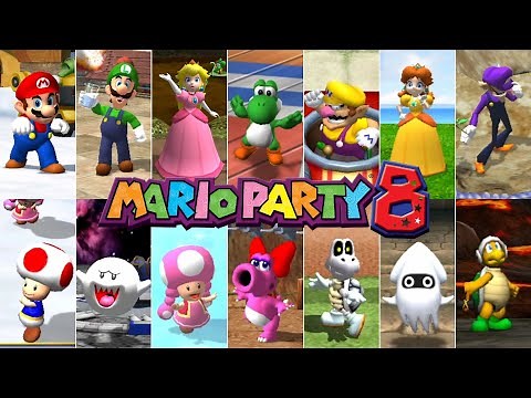 Mario Party 8 // All Characters [1st Place]