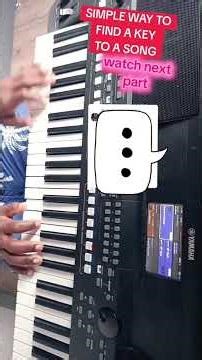 Simple way to find a key of a song #chordsprogression #music #explore #youtubeshorts #tutorial