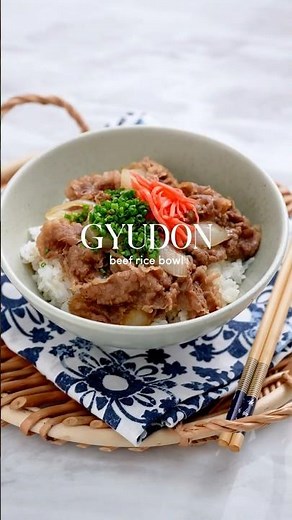 Gyudon - Japanese Beef Bowl #recipe #resep