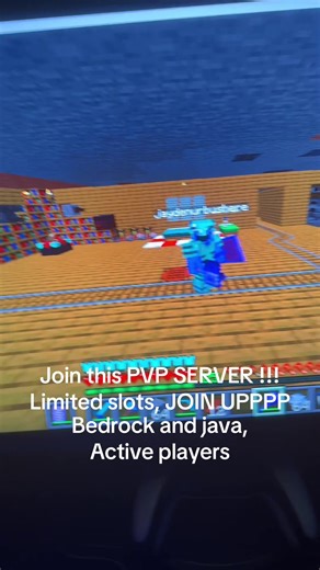 Discord in bio // LIMITED SPOTS #minecraft #pvp #java #bedrock #survival #freeserver #server #bedrockjavapvp #smp