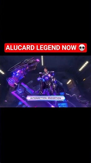 0Alucard Obsidian Blade Idle Effects 😮‍🔥 Pure Legend Aura | MLBB Shorts