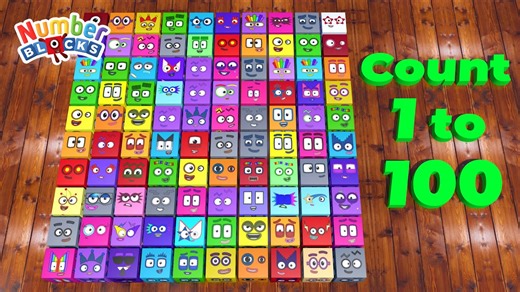 Numberblocks: Watch 1 to 100 Transform Into GIANT Numbers!