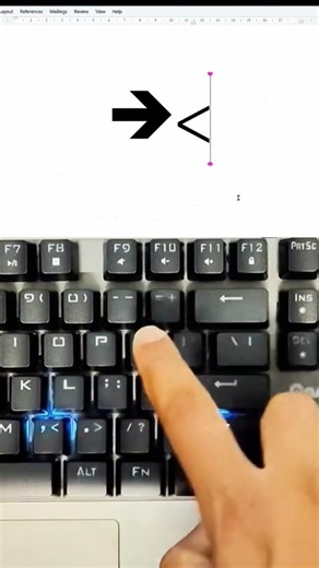 Type Bold Arrows Instantly in Excel#pc #typing #keyboard #keyboardshortcuts#officehacks #windows