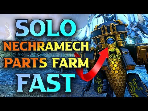 How To Farm Necramech Voidrig Or Bonewidow Parts - How To Get A Necramech FAST #tennocreate