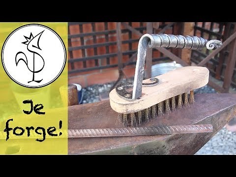 A wrought iron handle: my first 100% forging project
