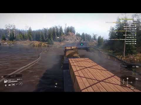 Snowrunner The lowlands, Maine USA Part 44 - Up the mountains