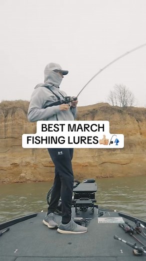 Which fishing lures are BEST for March bass fishing？ In this video I go over my top picks and WHY, so you can catch more fish 👍🏼🎣 #fishing #springfishing | Tylers Reel Fishing