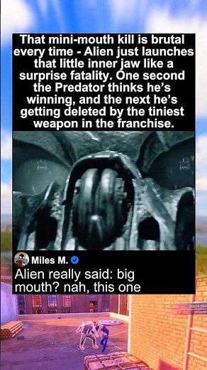 Alien’s Mini-Mouth Fatality | AVP: ALIEN VS. PREDATOR (2004)