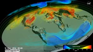 NASA Scientific Visualization Studio | Following Carbon Dioxide Through the Atmosphere