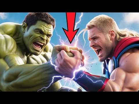Thor Tried to Beat Hulk’s Strength… BIG Mistake