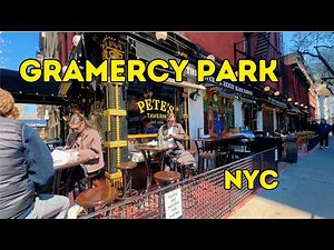 Gramercy Park NYC Walk 4K 🌿 Hidden Streets & Private Park You Can’t Enter