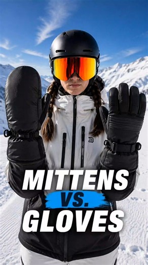 Ski Mittens vs. Gloves: Which One Do You Actually Need? 🧤 #shorts