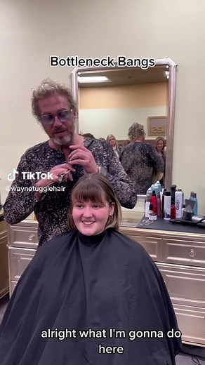 How to Cut Bottleneck Bangs Tutorial for Long Hair