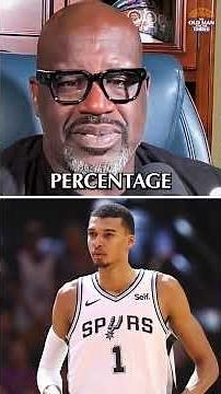 Shaq talks about what he wants to see from Wemby for him to get better #nba #wembanyama