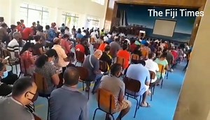 10K views · 177 reactions | Lautoka residents line up for their COVID-19 vaccination registration at the Natabua High School hall. Video by: SITERI SAUVAKACOLO. | The Fiji Times | Facebook