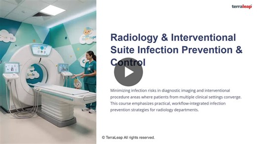 Radiology & Interventional Suite Infection Prevention & Control (IPC) | terraleap