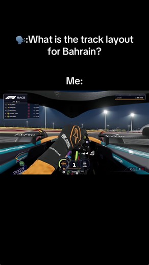 Bahrain Track Layout Explained by Lando Norris