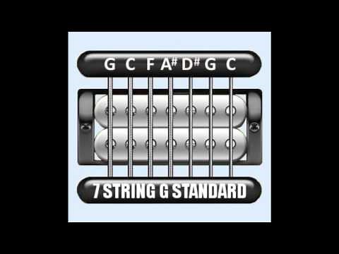 Perfect Guitar Tuner (7 String G Standard = G C F A# D# G C)