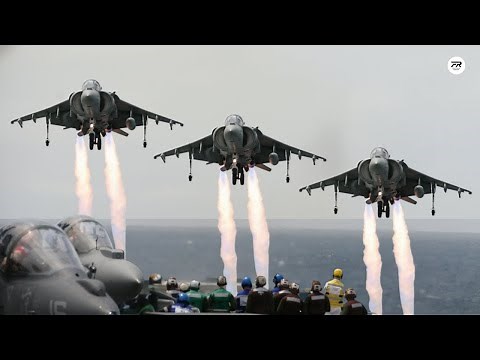 Against the Laws of Physics! AV-8B Harrier II Style Landing & Take Off on a US Warship
