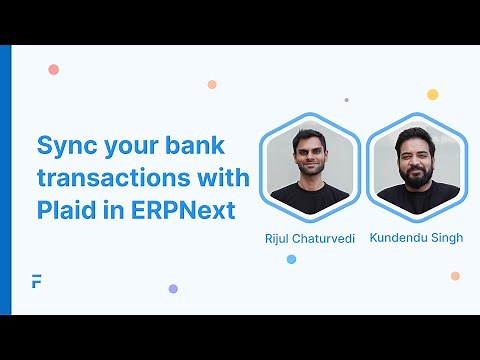 Sync your bank transactions with Plaid in ERPNext | Frappe