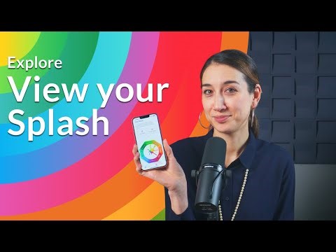 How to use the View Your Splash feature - Lumina Splash app tutorial